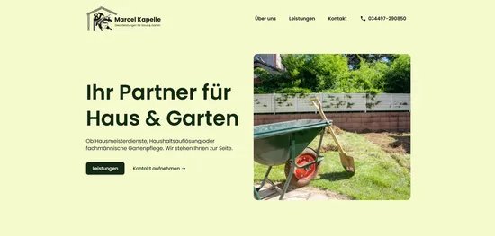 Marcel Kapelle - Dienstleistungen für Haus und Garten